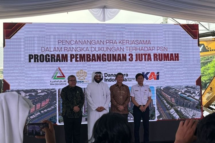 KAI Jajaki Kerja Sama dengan Investor Qatar untuk Program 3 Juta Rumah 